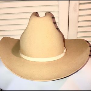 Dynafelt boho Western style Cowboy hat 6 7/8 size small